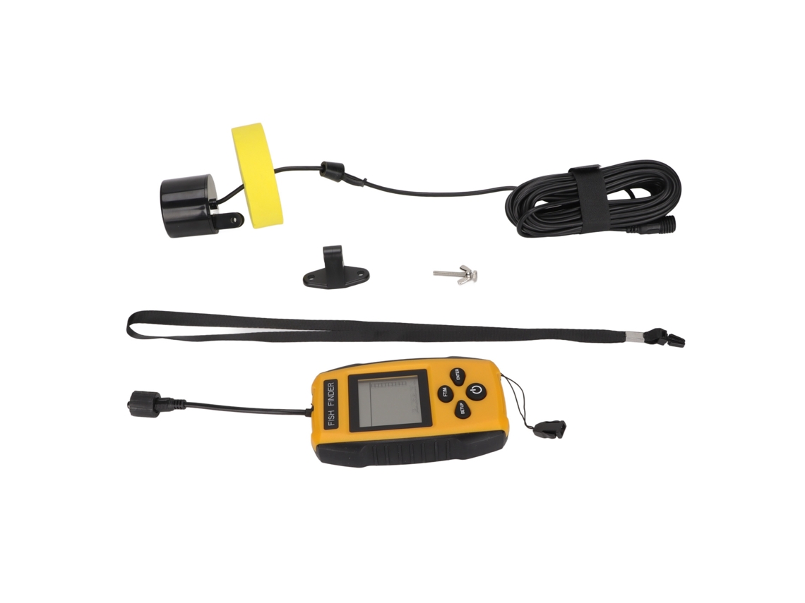 Detector de peces portátil con sonar lcd, profundidad de 0,6 a 100 m, ideal para pesca en alta mar, kayak, lagos, ríos y hielo S/MARCA