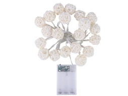 20pcs Luz De Corda De Bola De Vime