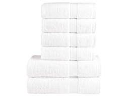 Towel Set, Towel Sets Vidaxl Branco Algodão (n/a)