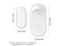 Sensor de Porta e Janela Smart Home Qingping com App Mi Home S/MARCA