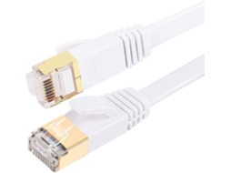 Cabo Ethernet Cat7 De 30m, Categoria 7, Plano, Rj45, Alta Velocidade, 10 Gbps Para Internet. Aquaforge