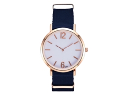 Reloj De Pulsera De Quartzo Con Correa De Nailon Simple Zhoulianfa Azul Real Unisex