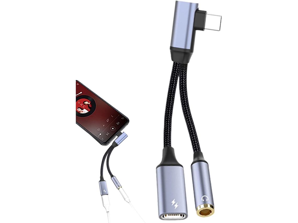Adaptador, Conversor, Conector E Cabo De Áudio Ergonômico Para Dispositivos Compatíveis