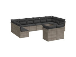 Garden Sofa Set, Garden Sofa Sets Vidaxl Cinzeto Rattan / Vime (n/a)