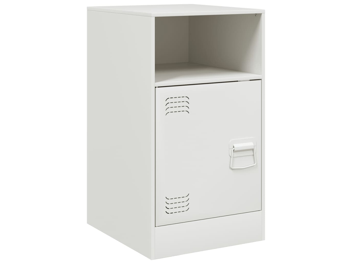 Cabeceira Mesa 34,5x39x62 Cm Aço Branco MAISON EXCLUSIVE
