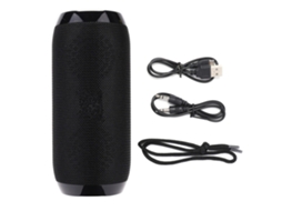 Alto Falante Bluetooth Portátil Para Áreas Externas, Sem Fio, À Prova Dágua, Estéreo, Graves Pesados, Alta Frequência, Preto SUNNY SPACES