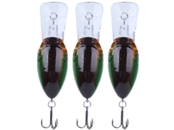 Isca Artificial Deep Diving Hook 3pcs