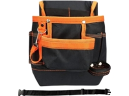 Bolsa organizadora de cintura para ferramentas em tecido Oxford com alças.