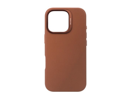 Capa Magsafe para iPhone 16 Pro DECODED Pele Anti-Choque Castanho