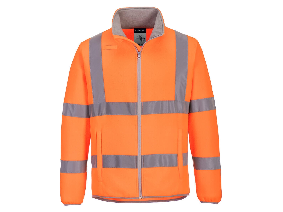 Eco Fleece De Alta Visibilidade: Conforto E Sustentabilidade Laranja / Gg
