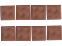 Lalafina Conjunto De 8-protetores Pés Móveis Em Silicone Autoadesivos Para Cadeiras Jantar E Tapetes