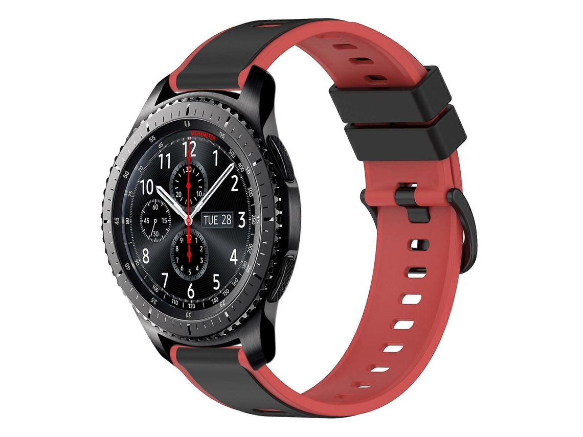 Pulseira De Silicone Bicolor De 22 Mm Para Samsung Gear S3 Frontier