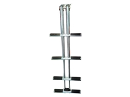 Degraus Escada de Aço Inoxidável 3 Prateado 39 X 35 Cmoem Marine