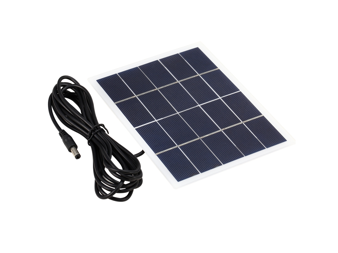 Painel Solar 3w 5v de Silício Policristalino Ip65 com Porta Dc Primerox