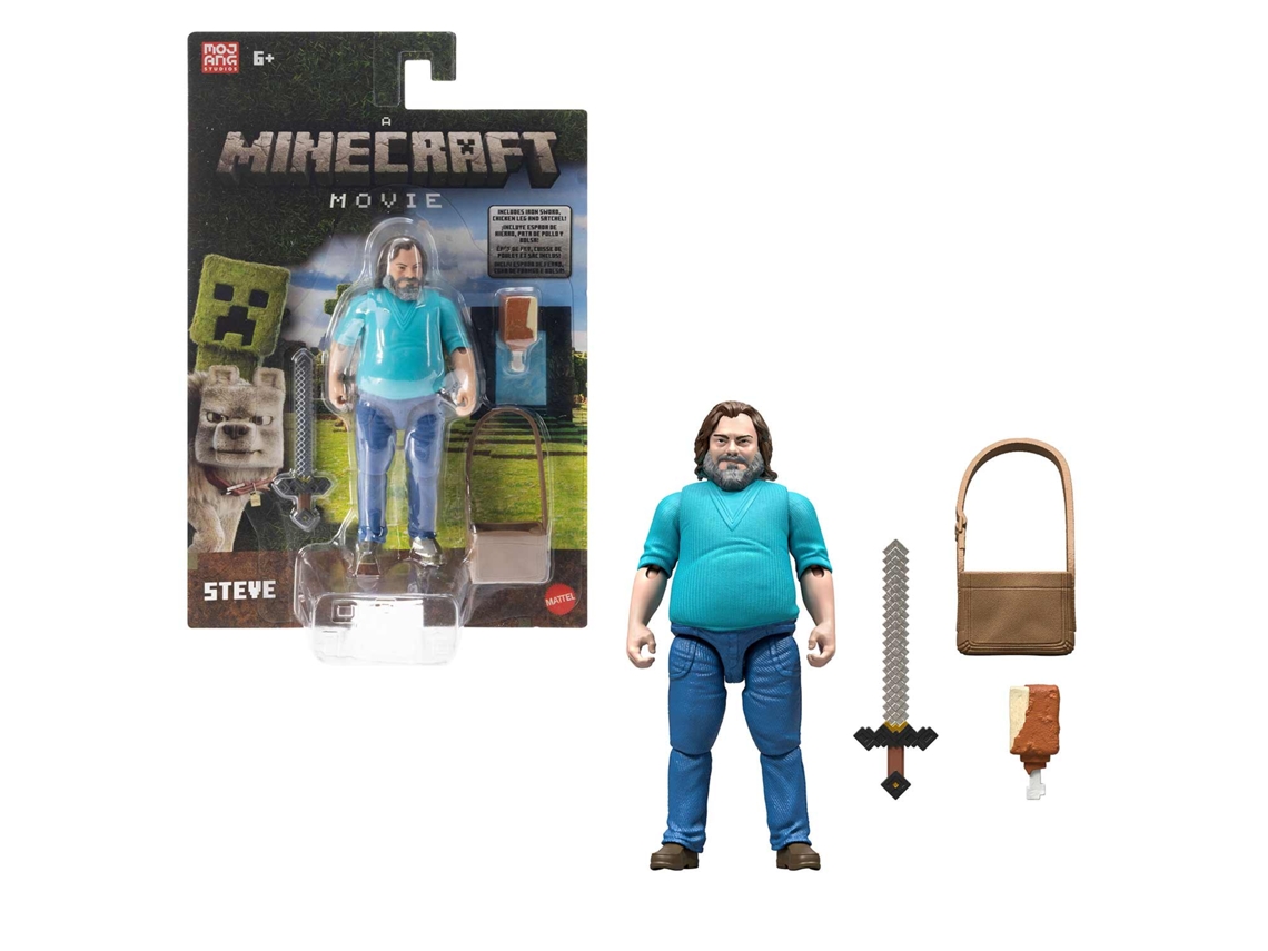 Minecraft Figura Steve 10cm Mattel Jfr44/jfr57