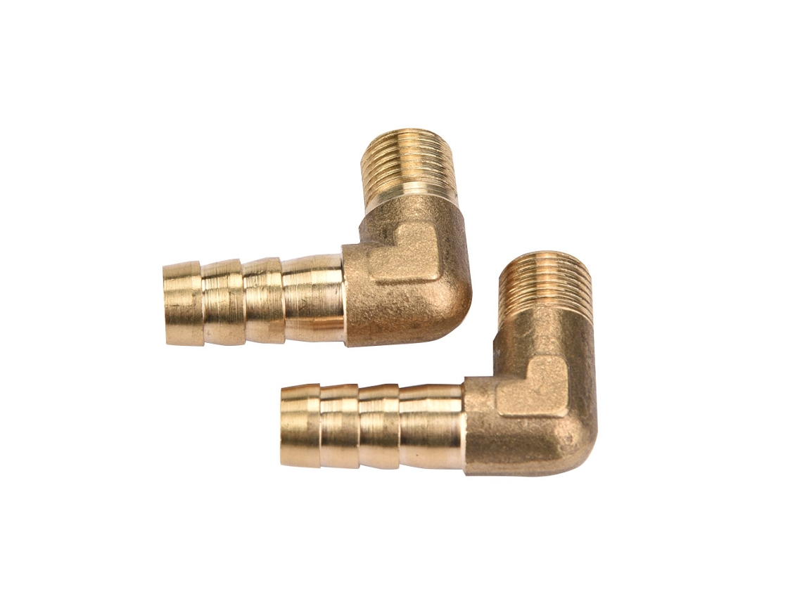 Laxiscreed Tubo Com Encaixe De Bronze E Elbow De 90° Com Rosca Macho