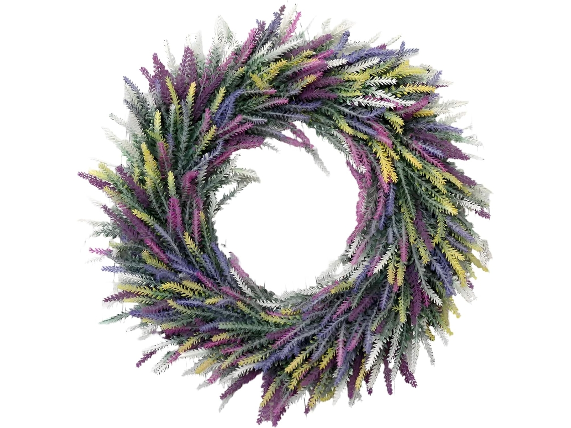 Guirlanda Artificial De Lavanda Para O Verão, Decoração De Festas Internas E Externas, Porta
