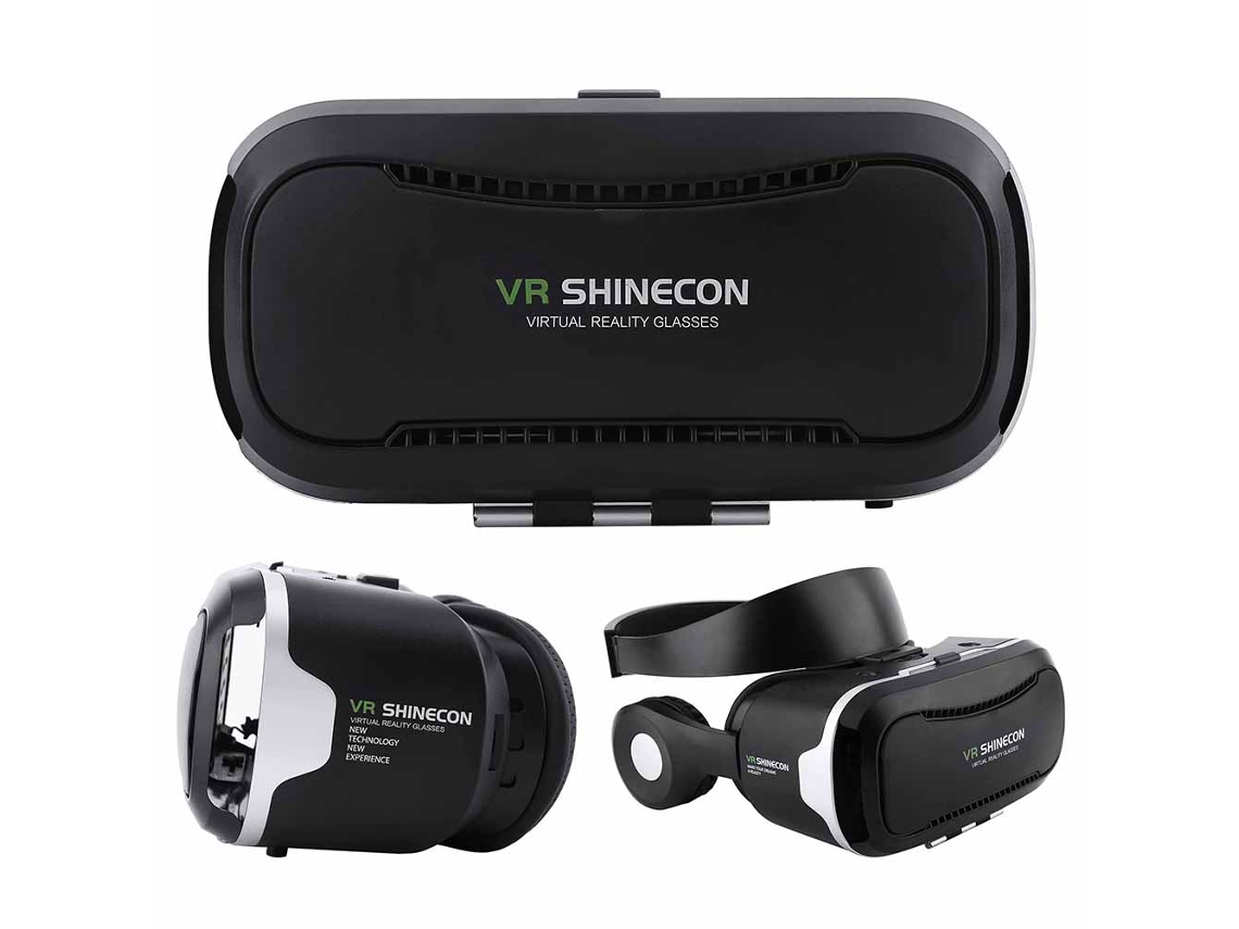 Fone de Ouvido VR EOOCOO compatível com Dispositivos de 3.5 a 6.0 polegadas com Visualização 3D