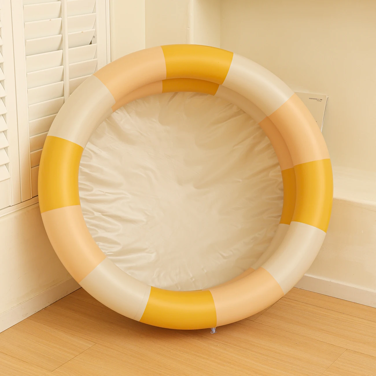 (laranja-120) Uma Piscina Inflável Infantil Reforçada, Com Design Fofo E Material Atóxico.