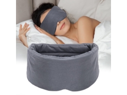 Máscara de Dormir Supermacia e Confortável para Trabalho em Turnos, Protetores Nasais, Bloqueio Total da Luz AQUAFORGE