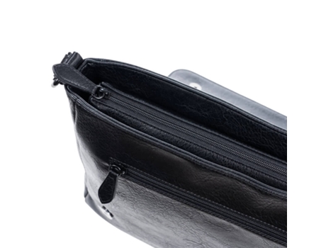 Pasta Crossbody Masculina Matties Rustic Preta