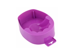 Bacia De Imersão Para Mãos Para Manicure Esmalte Remoção Tratamento Ferramenta Spa De Qualidade Plástica Roxa