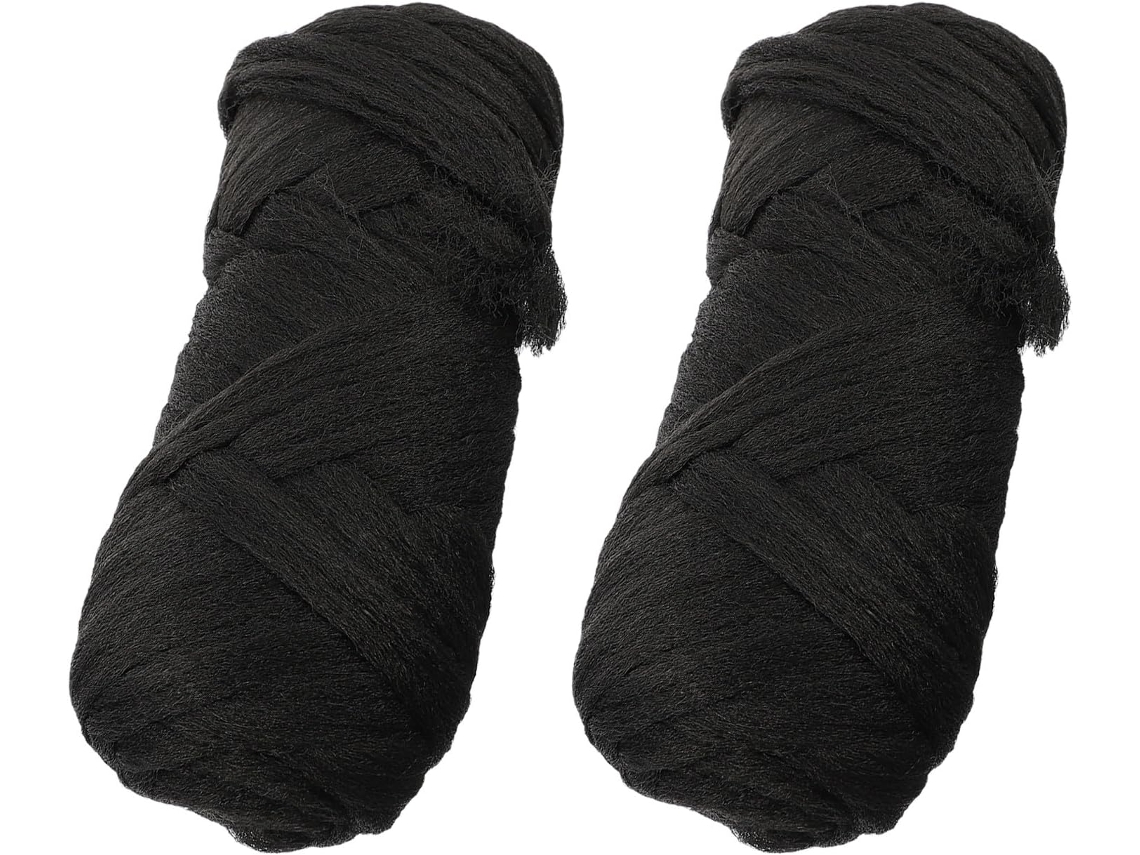 Conjunto de extensões de cabelo em polipropileno marrom, antiderrapante, inodoro, para crianças.