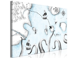 Quadro ARTGEIST Treasure Map (1 Part) Wide (60x40)