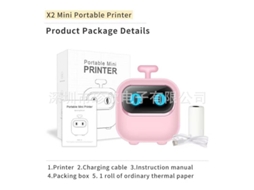 Mini Controle Remoto Sem Fio para Presente de Aniversário Infantil X2 (inclui um Rolo de Papel Higiênico) YUNZII (rosa)