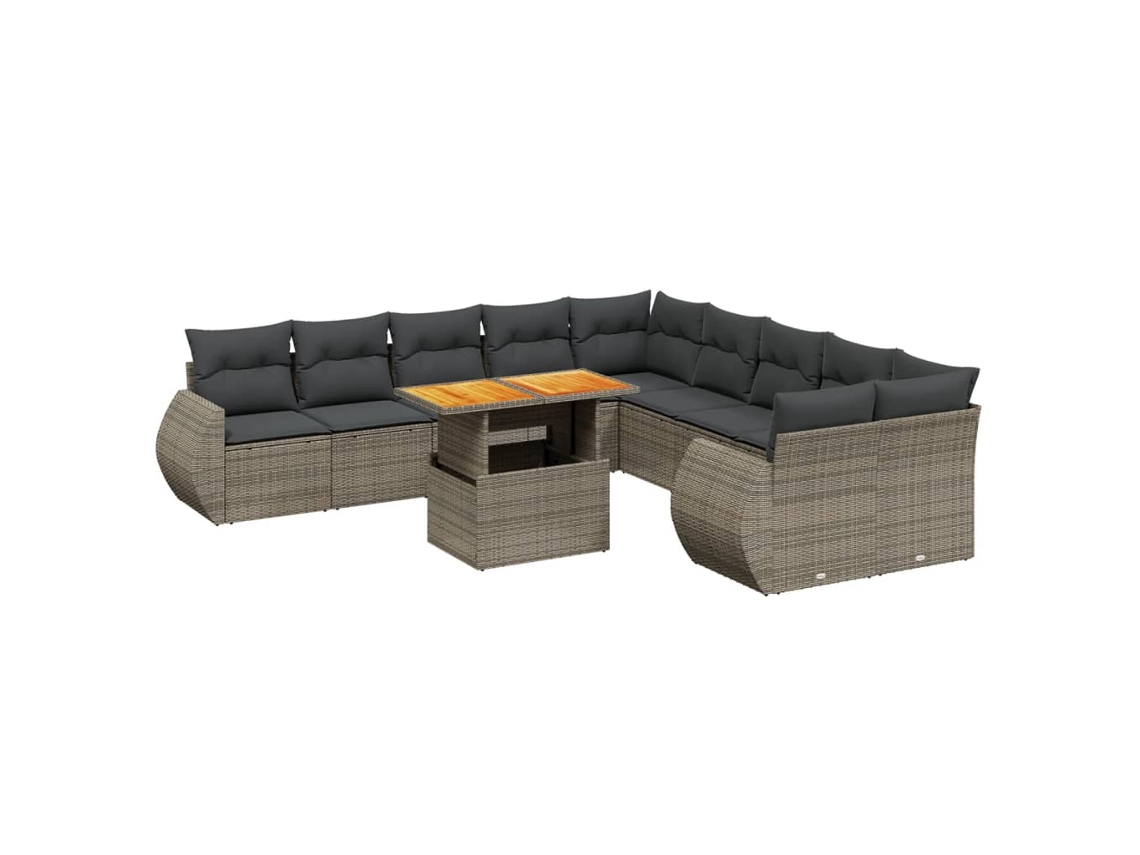 Garden Sofa Set, Garden Sofa Sets Vidaxl Cinzeto Rattan / Vime (n/a)