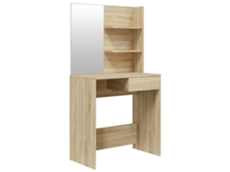 Dressing Table, Dressing Tables Vidaxl Marrom Madeira Processada