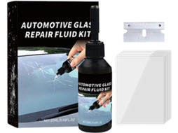 Kit De Reparo De Para-brisas Com Acabamento Transparente - Solução Rápida