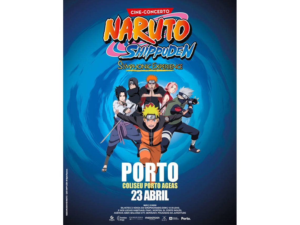Bilhete NARUTO SHIPPUDEN SYMPHONIC EXPERIENCE|PORTO
