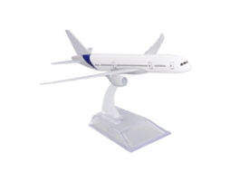 Modelo De Avião 787 Em Liga Para Decoração Doméstica Com Detalhes Precisos E Base Simulada