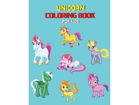 Livro Unicorn Coloring Book For Kids De Tony Reed (inglês)