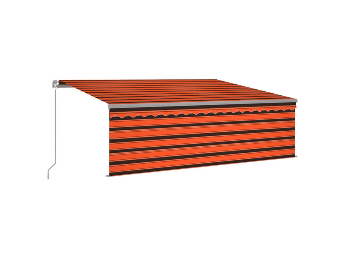 Toldo retrátil VIDAXL Multicolor Alumínio (4,5x3 m)