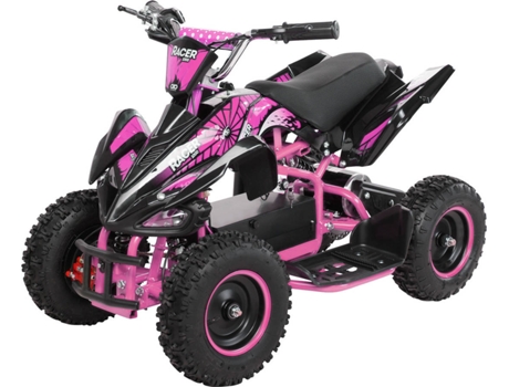 Mini Moto 4  Racer Rosa (Vel. Máxima: 25km/h)