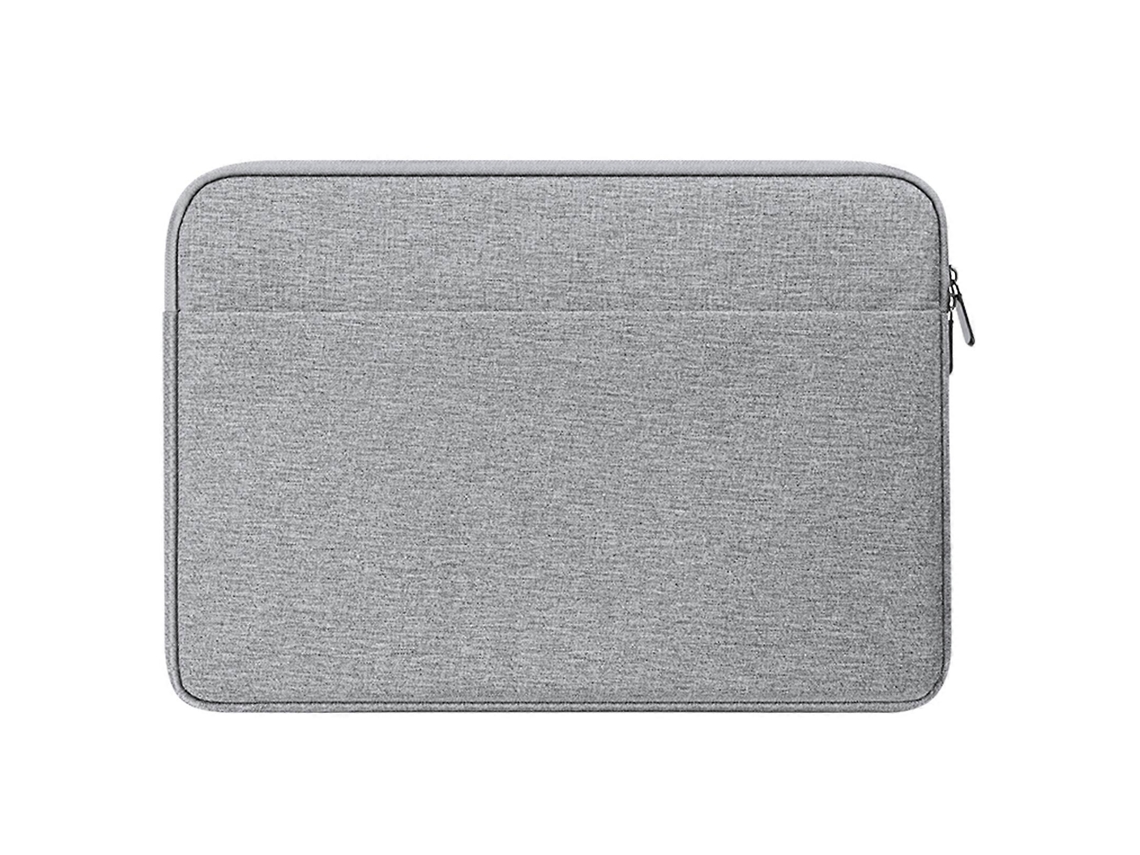 Capa Protetora Resistente Para Laptop De 15,5 A 16 Polegadas, À Prova D'água E Com Acolchoamento Antichoque, Na Cor Cinza.