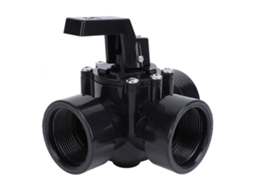 Válvula Desviadora De Piscina G1‑1/2 Pol Abs De Três Vias Com Vedação Positiva Válvula Desviadora De Água Para Spas 4517