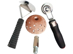 Kit Compacto Manual Para Reparo De Pneus Com Rolo De Pressão E Cabeçote De Esmerilhamento.