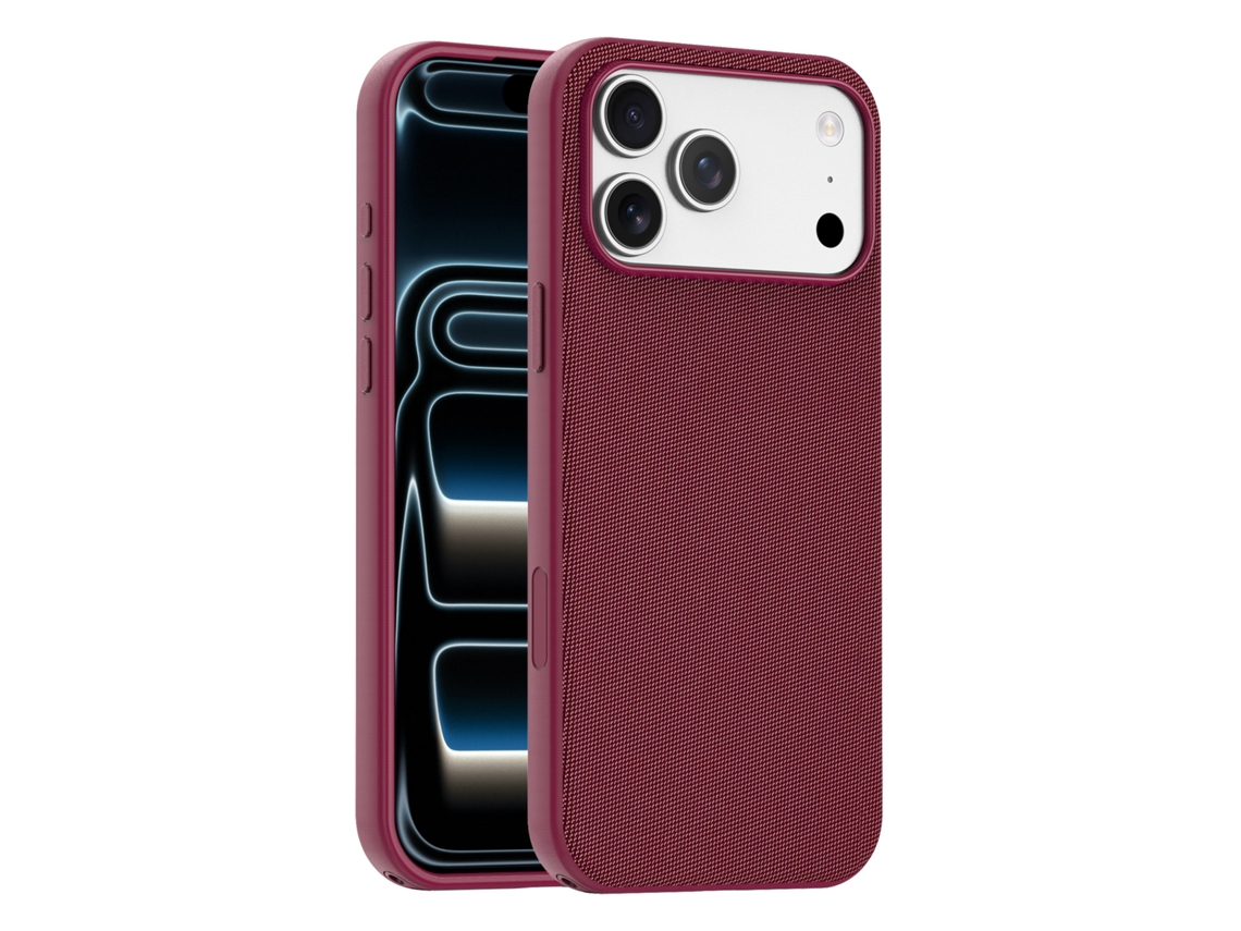 Capa Para Iphone 17 Pro Vermelho Cereja Spqment