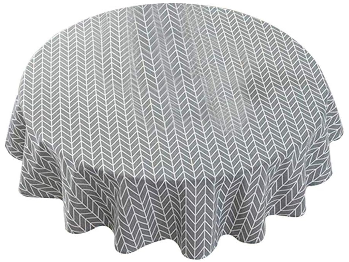 Toalha De Mesa Com Efeito Lótus E Efeito Algodão Linho Repelente À Água