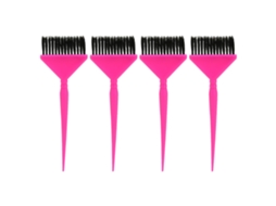 4pcs Pincel De Cor Para Cabelo Portátil Leve Com Grip Confortável Aplicador De Tinta Para Cabelo