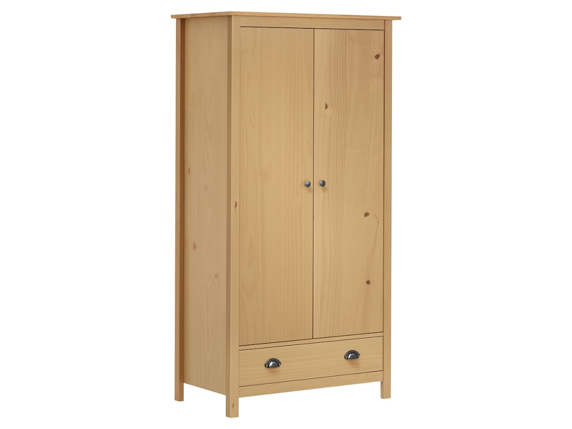 Roupeiro VIDAXL Marrom Madeira (89x50x170 cm)