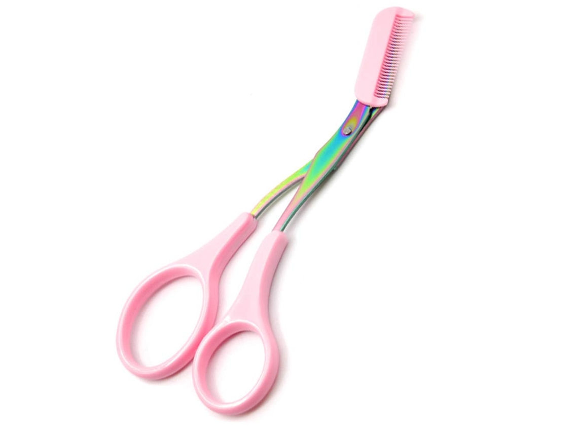Elysve Tesoura Para Sobrancelhas Rosa