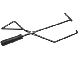 Pinça De Metal Imikeya Para Lenha, Utensílio De Cozinha Para Lareira Externa Com Cabo, Ideal Para Camping E Churrasco