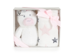 Manta Para Bebê 90/75 Cm Com Estrelas De Unicórnio De Brinquedo Cangaroo Cangaroo