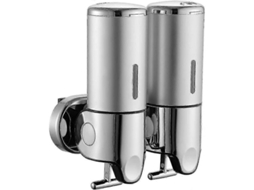Dispenser de Sabonete Duplo Inox 500ml, Nova Line