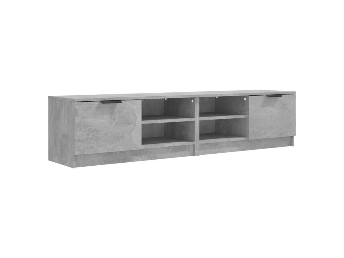 Tv Cabinet Set, Tv Cabinet Sets Vidaxl Cinzeto Madeira Processada (n/a)