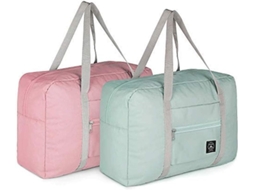 Conjunto de 2 Malas AQUAFORGE dobráveis, para viagens aéreas, maternidade, ginástica
